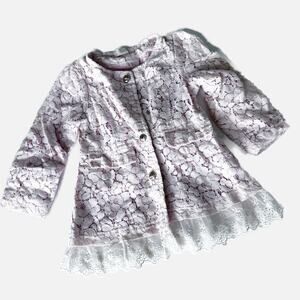 M.L. Kids Girls Cardigan Lace Jacket